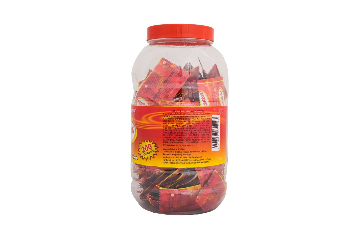 Satmola Tasty & Digestive Tablet | Candy Sachet Jar | 200 pcs Bulk Pack – Healthy & Delicious