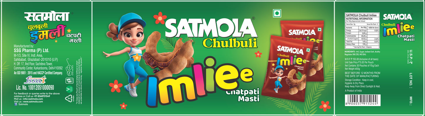 Satmola Chulbuli Imliee - Chatpati Masti | Box of 30 Pcs