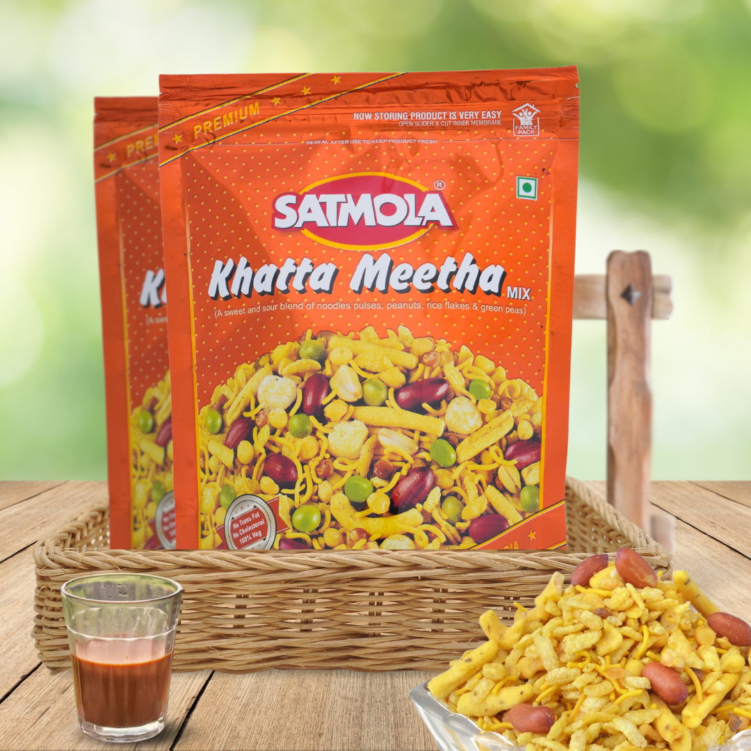 Satmola Combo Pack -Aloo Bhujia +Navarattan Mix+Paneer Bhujia +Khatta Meetha+Shahimix