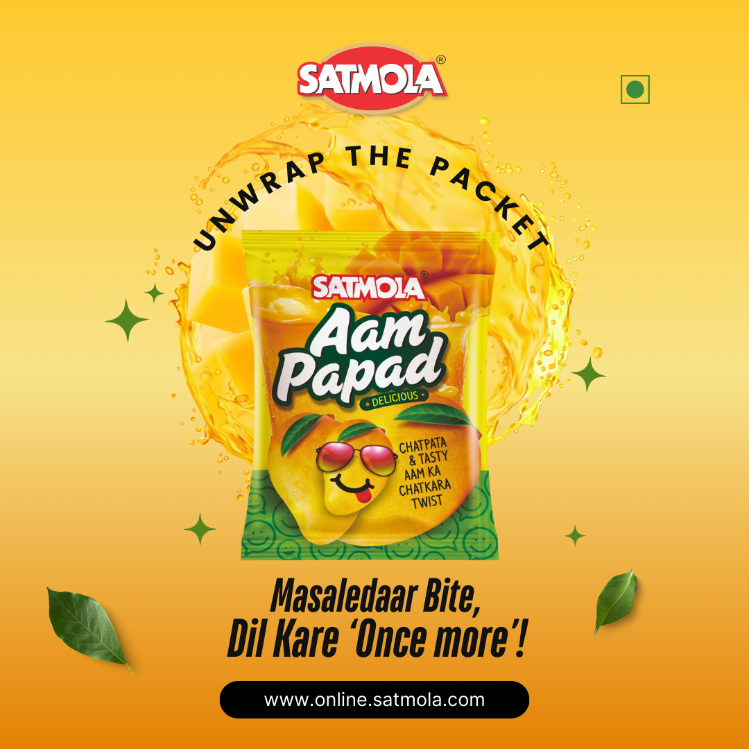 Satmola Aam Papad Pouches – Chatpata Khatta Meetha Candy
