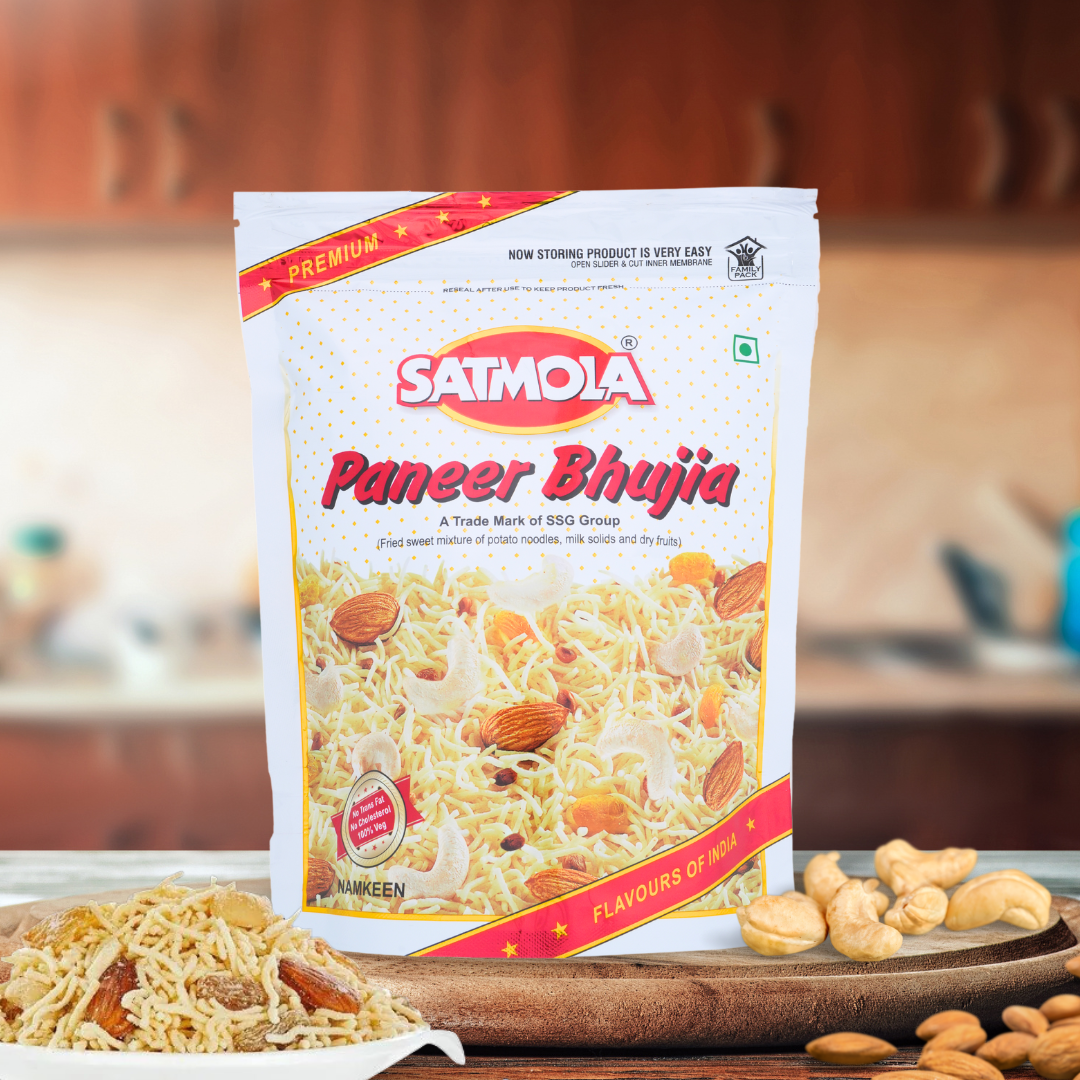 Satmola - Paneer Bhujia 300g + Moong Dal 350g (Pack of 2)