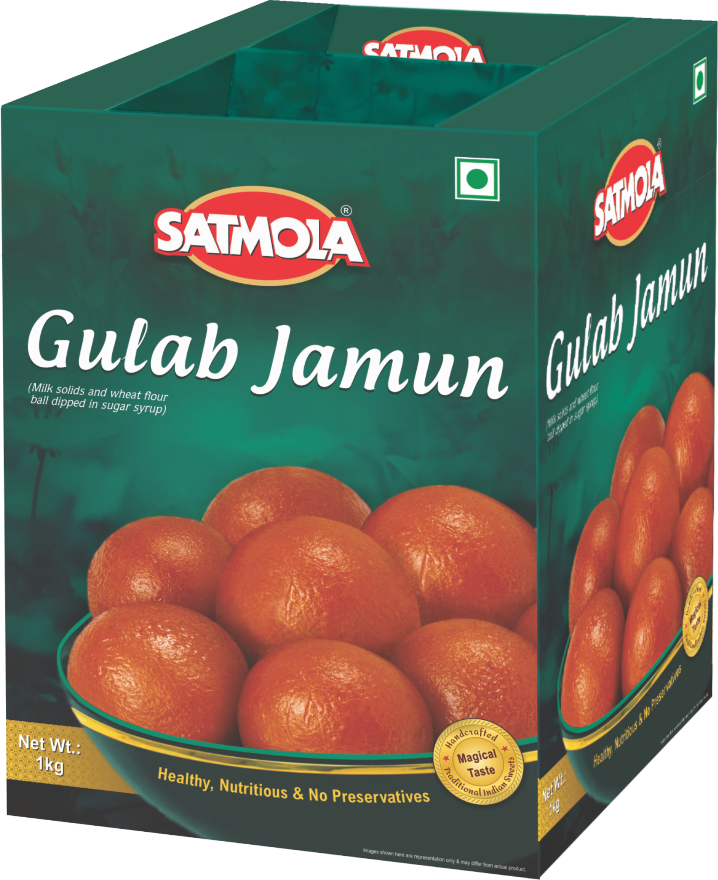 Satmola Indulge in Sweet Bliss: Gulab Jamun (1 Kg)