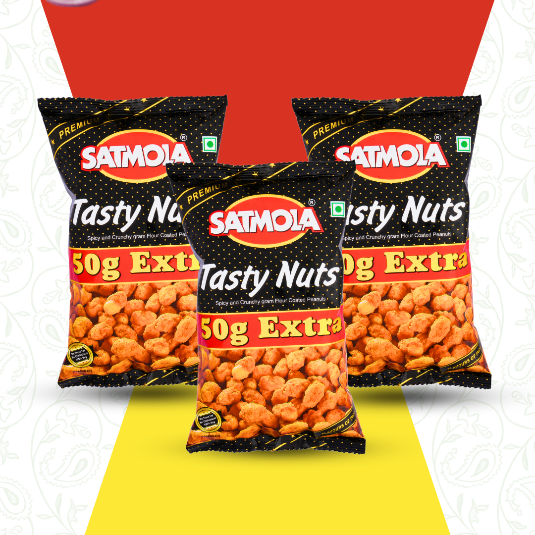 TASTY NUTS Pack of 3 – Crunchy & Savory Nut Mix