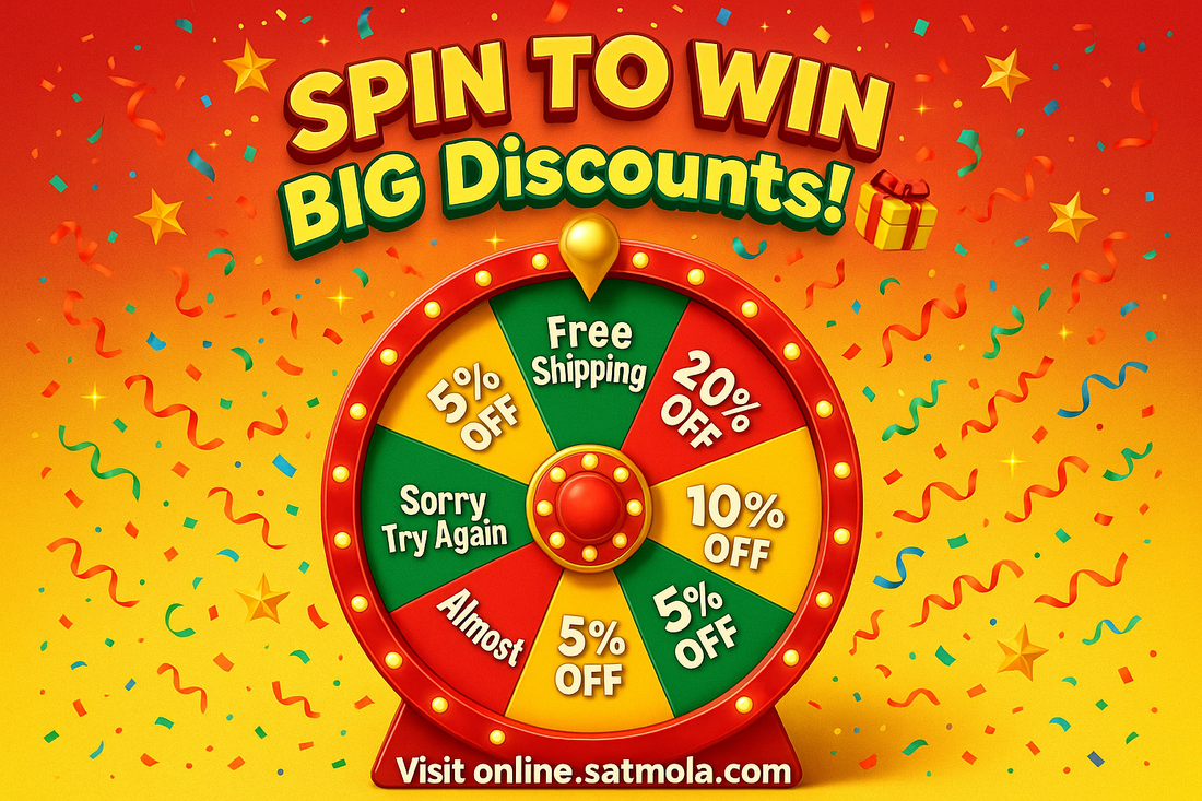 Spin to Win with Satmola – Exciting Discounts Await!