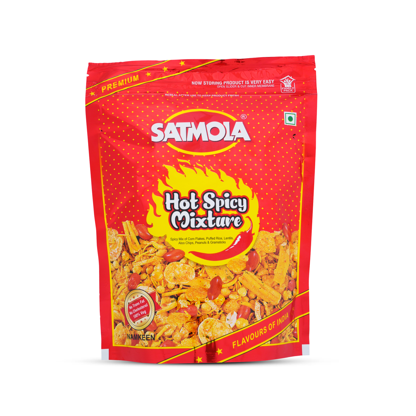 Satmola Hotspicy Namkeen (400g): A Fiery Twist to Traditional Flavors