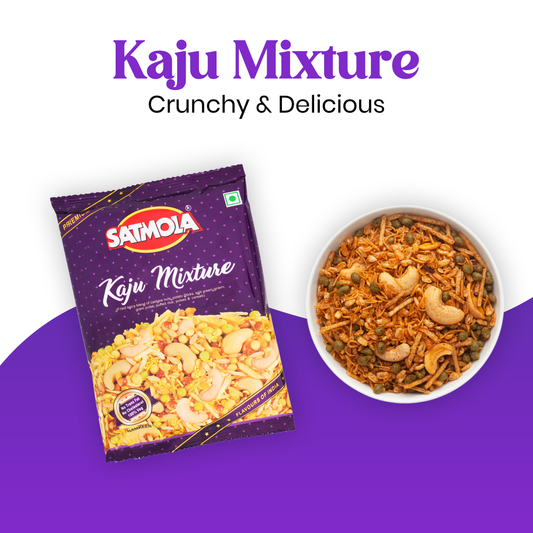Kaju Mixture Namkeen 200g – Crunchy & Delicious Snack by SATMOLA