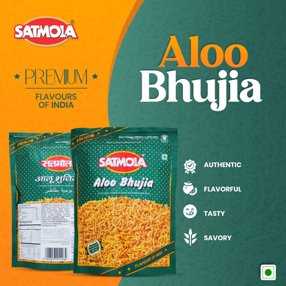 Aloo Bhujia Namkeen – Crispy & Spicy Indian Snack | Satmola