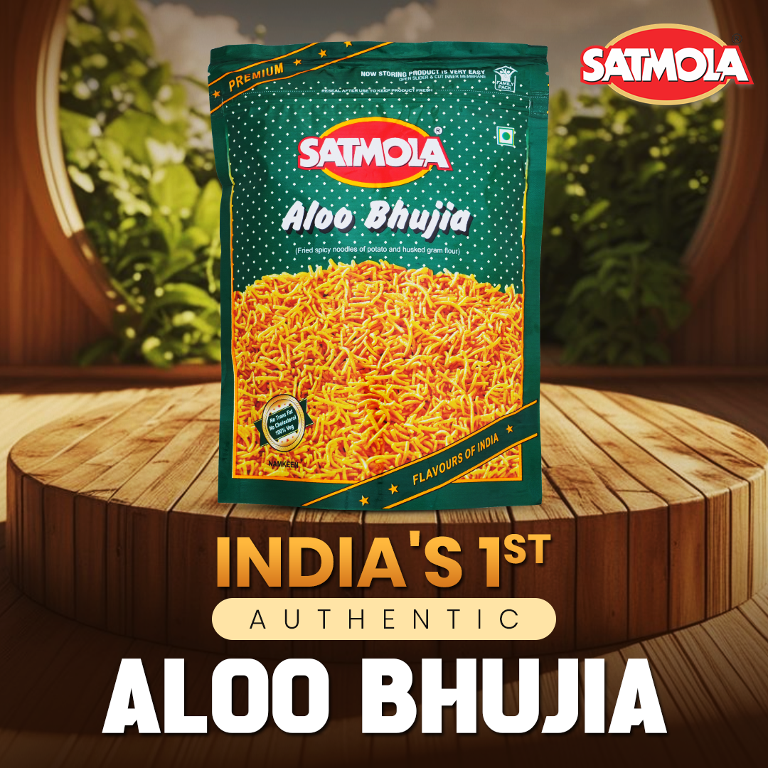 Aloo Bhujia Namkeen – Crispy & Spicy Indian Snack | Satmola