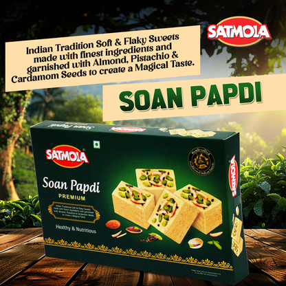 Satmola Soan Papdi Vanaspati 400g (Pack of 2) – Double Fun, Double Delight