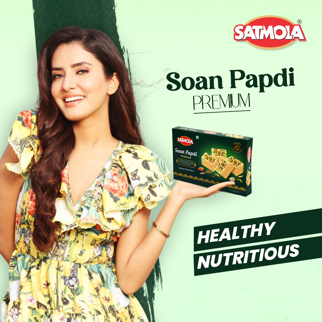 Satmola Soan Papdi Vanaspati 400g (Pack of 2) – Double Fun, Double Delight