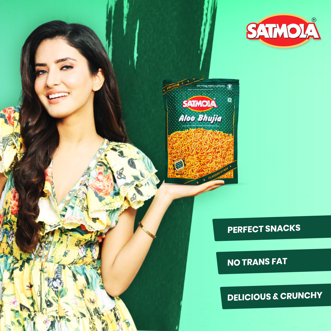 Aloo Bhujia Namkeen – Crispy & Spicy Indian Snack | Satmola
