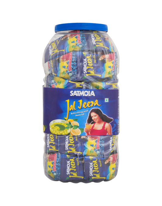 Satmola Jal Jeera Pouch Jar - Authentic Indian Spice Blend 125 Pouches