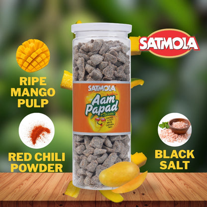 Satmola Aam Papad Candy Bottle – Khatta Meetha Chatpata (220g)