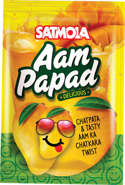 Satmola Aam Papad Pouches – Authentic Indian Snack