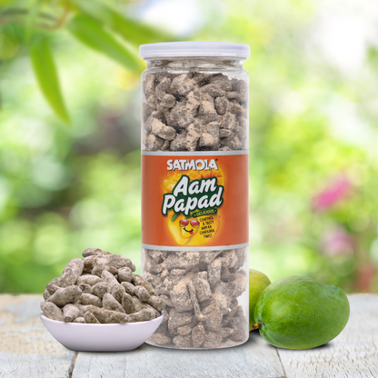 Satmola Aam Papad Candy Bottle – Khatta Meetha Chatpata (220g)