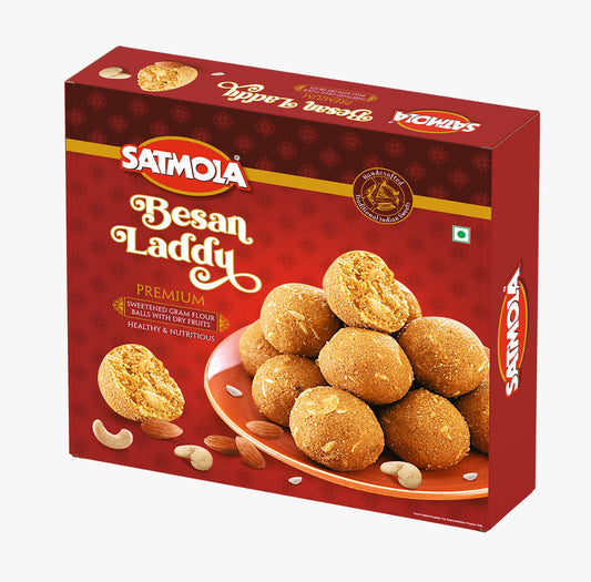 Satmola Besan Laddu - 400g (Pack of 4)