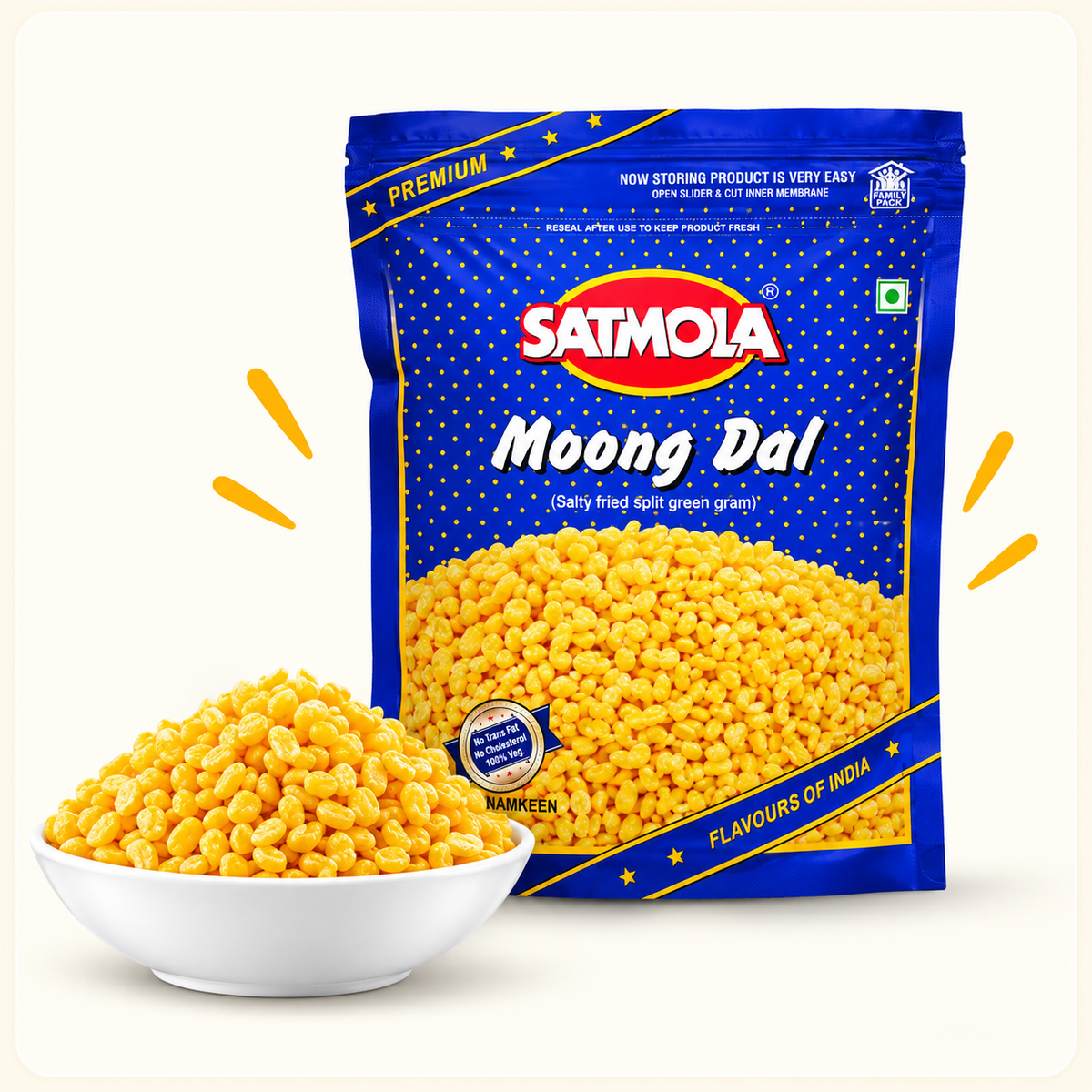 Moong Dal Namkeen – Crispy & Flavorful Snack | SATMOLA
