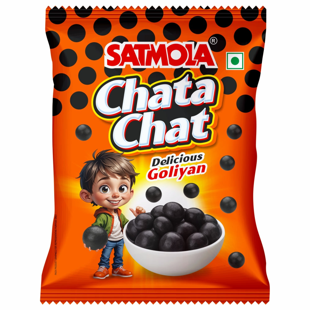 Satmola Chata Chat Tangy Spicy Fun | Box of 30 Pcs