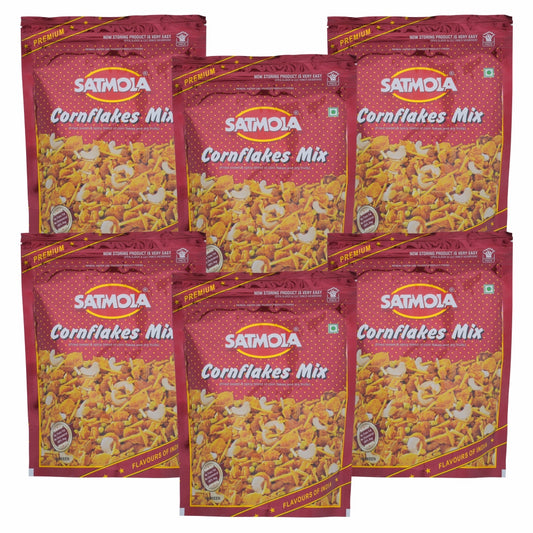 Satmola Cornflakes Namkeen Combo - Delicious Blend of Crunchy Cornflakes and Flavorful Namkeen