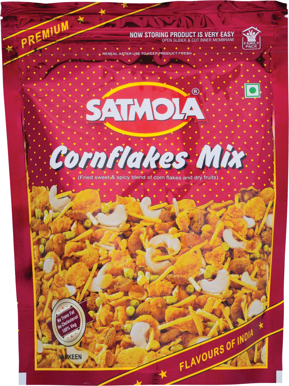 Satmola Crunchy Delight: Cornflakes Mix - Perfect Snack for Anytime Enjoyment