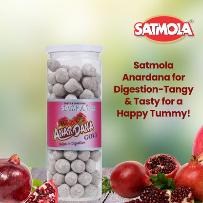 Satmola Anardana Aam Papad Jeera Goli Candy Bottles Pack of 3