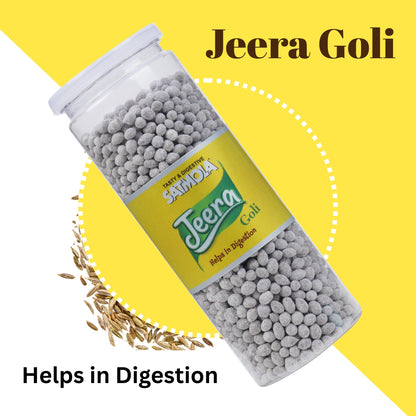 Satmola Anardana Aam Papad Jeera Goli Candy Bottles Pack of 3