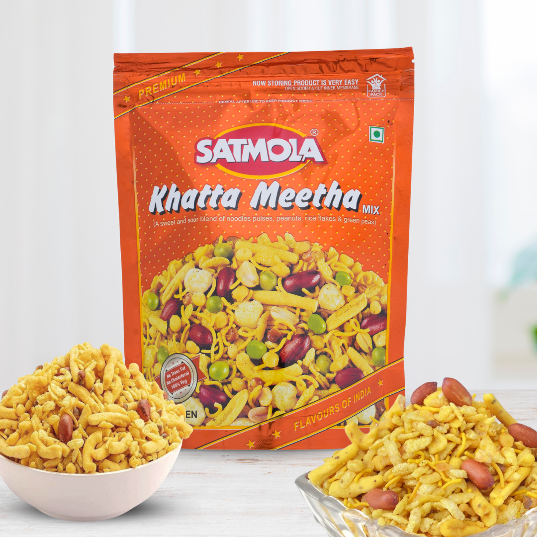 Satmola Tangy-Sweet Delight: Khatta Meetha - Perfect Snack for Anytime Enjoyment