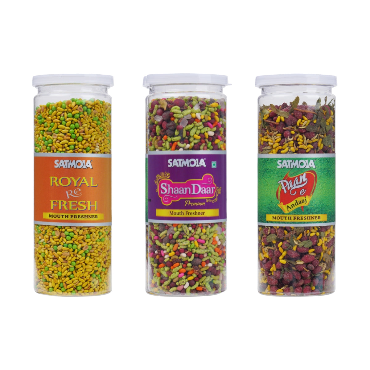 ROYAL-RE-FRESH, PAAN-E-ANDAJ, SHAANDAR (Combo Pack of 3) – Exotic Mouth Freshener Set