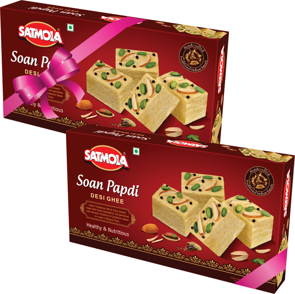 Satmola Authentic Desi Ghee Soan Papdi: Indulge in Traditional Sweetne ...