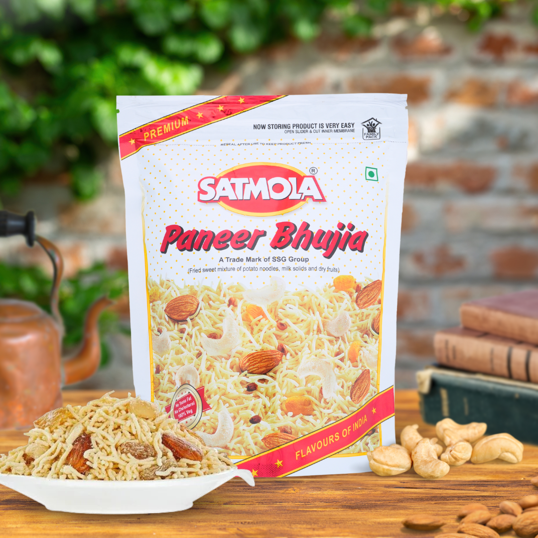 Satmola Namkeen Combo Tasty Nuts + Aloo Bhujia +Navrattan Mix + Paneer Bhujia + Shahimix