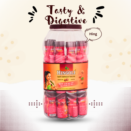 Hingoli Digestive Candy Jar Pack of 40 Bottles