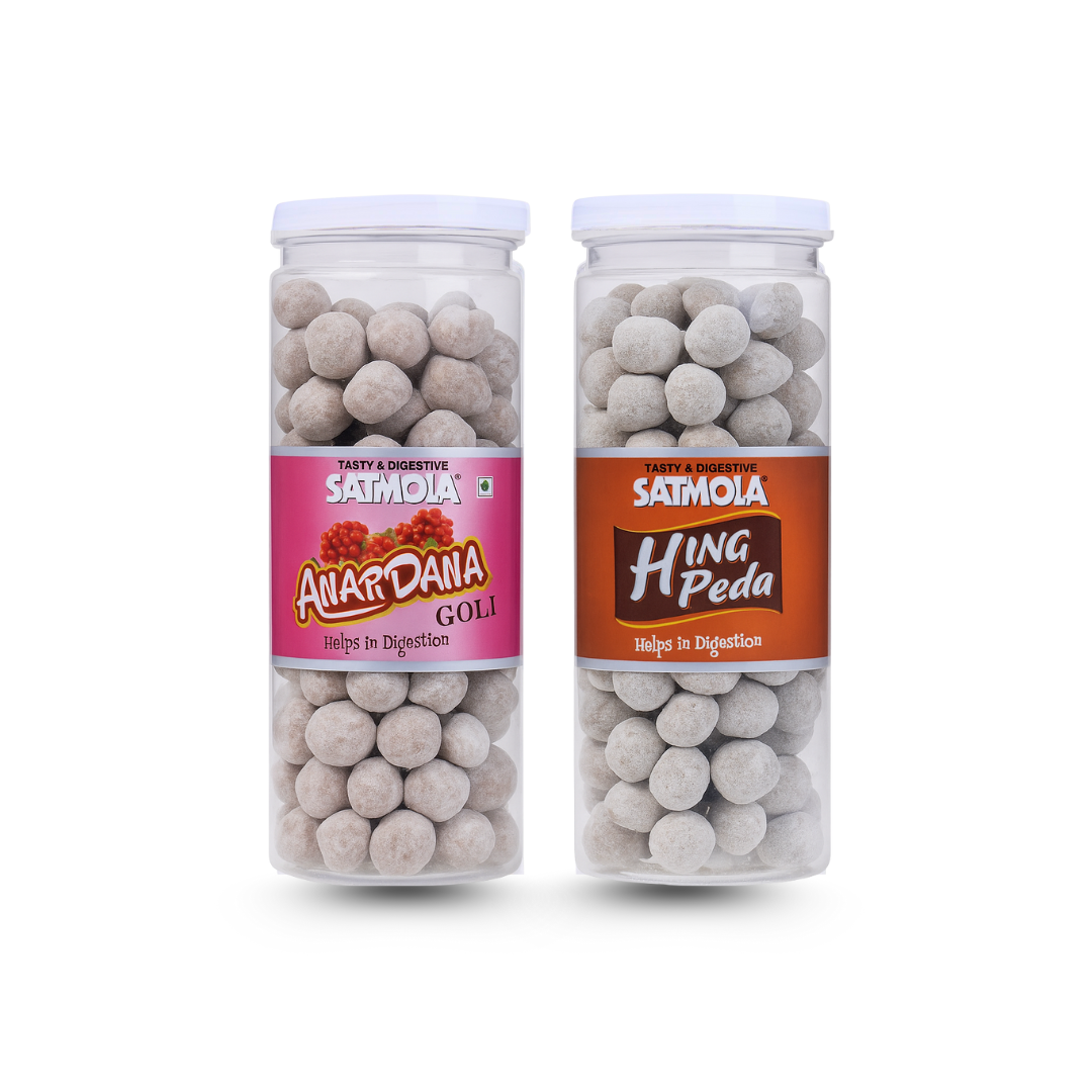 Satmola Hing Peda & Anardana Goli 