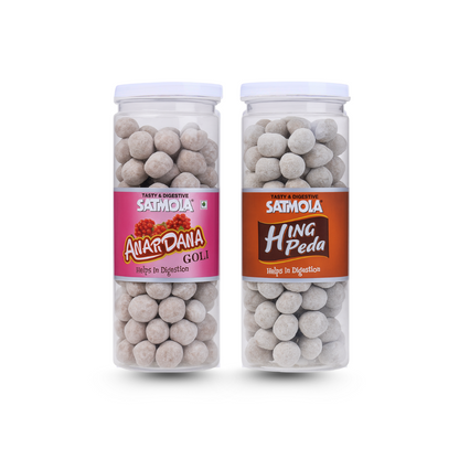 Satmola Hing Peda & Anardana Goli 