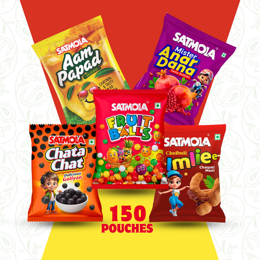 AAM PAPAD, ANARDANA, IMLEE, FRUIT BALLS, CHATA CHAT Tasty Candy 
