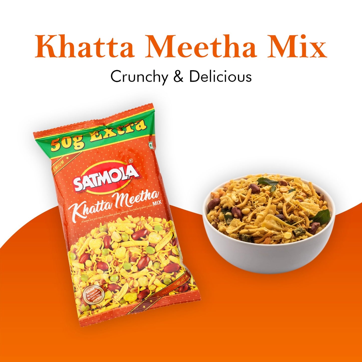 Khatta Meetha Namkeen | Sweet & Tangy Crunchy Snack